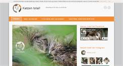 Desktop Screenshot of katzen-total.de