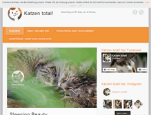 Tablet Screenshot of katzen-total.de